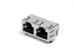 RJ45-8P8C 1x2 Jack with Shield